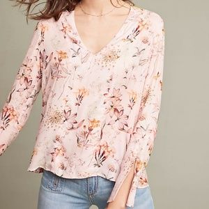 Anthopologie Katerina Floral Blouse